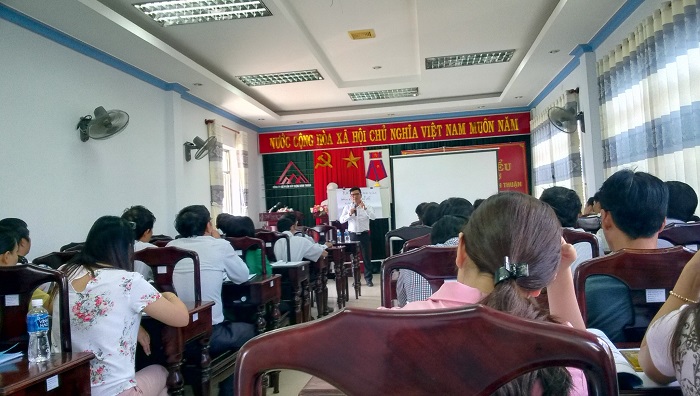 Toán cảnh buổi tập huấn